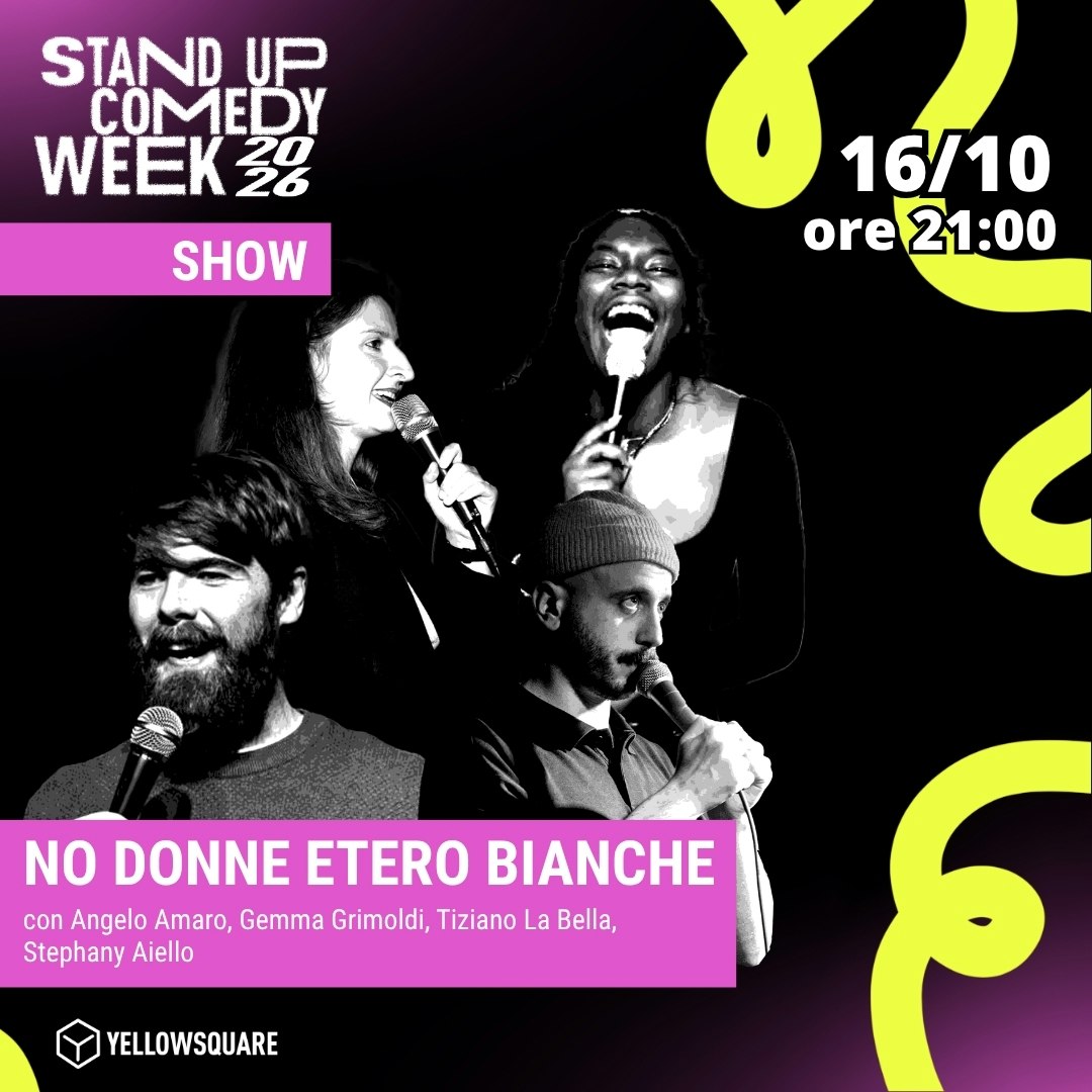 Stand Up Comedy Week | No donne bianche etero