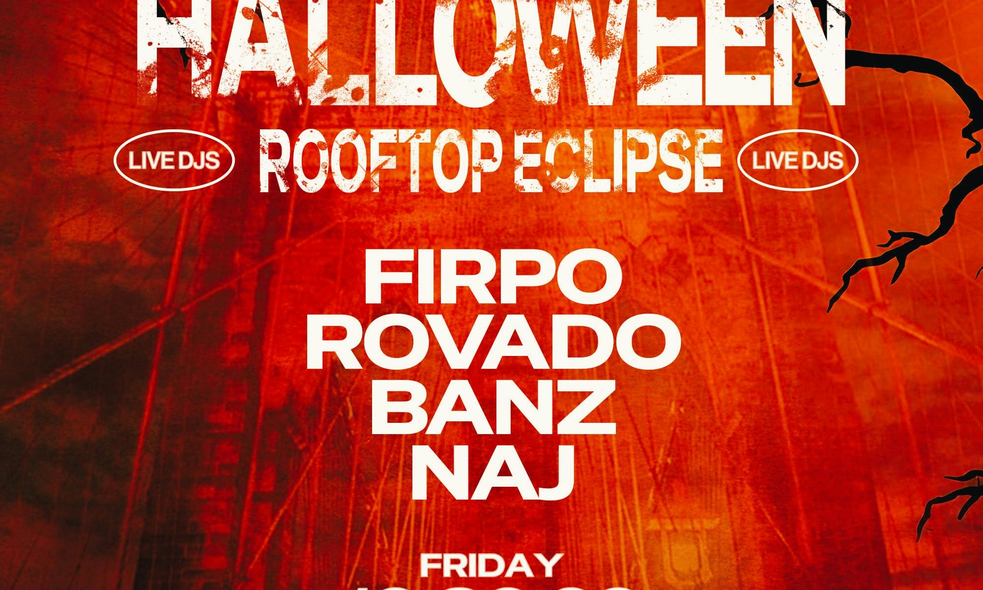 1 Hotel Rooftop Halloween 10/30