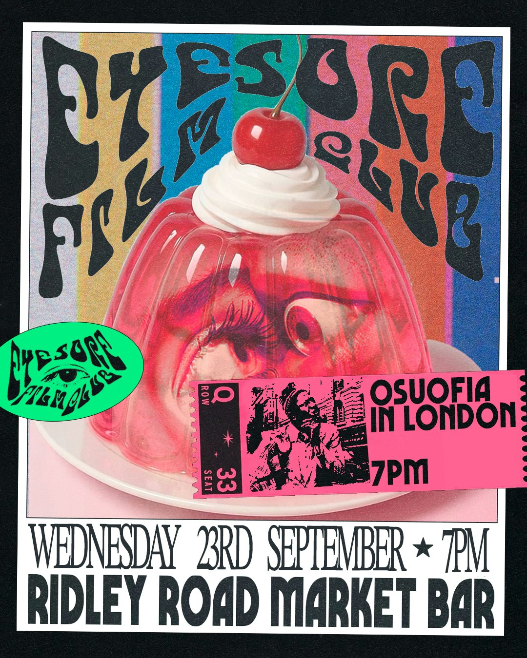 EYESORE FILM CLUB: ‘Osuofia in London’ at Ridley Road Market Bar, London