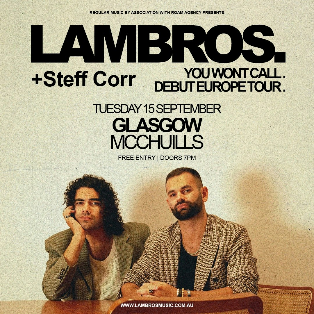 Lambros at McChuills, Glasgow