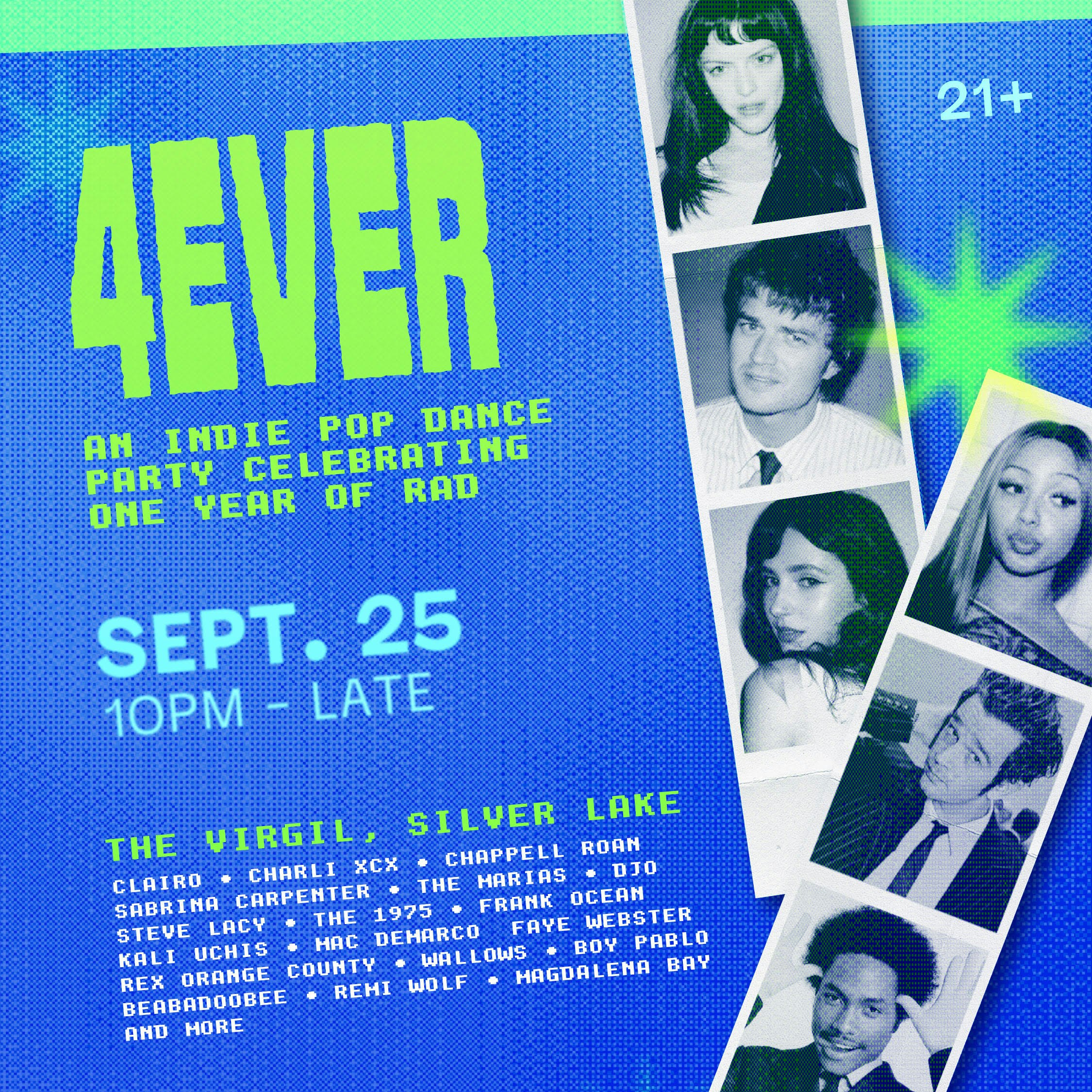 4EVER: Indie Pop Night (21+)
