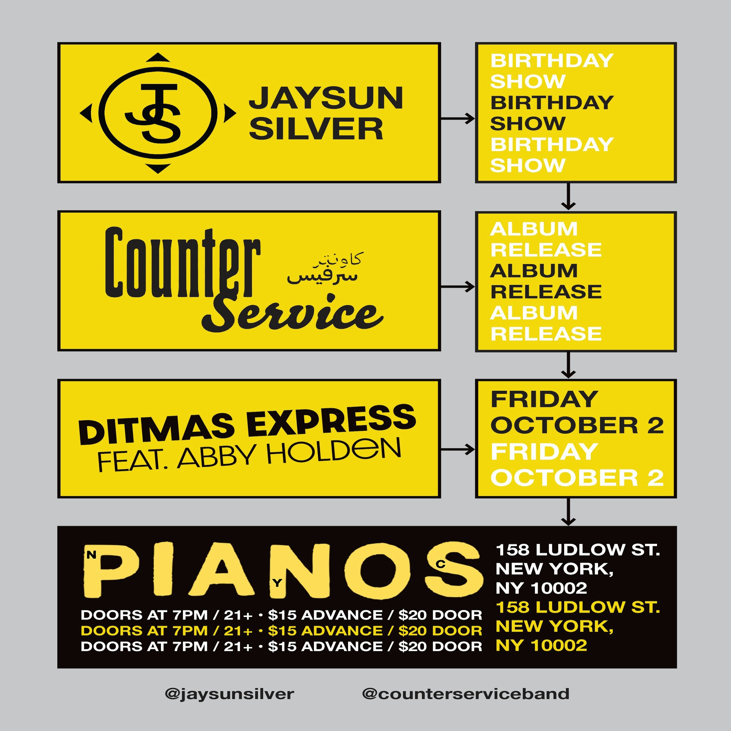 Jaysun Sliver • Counter Service • Ditmas Express