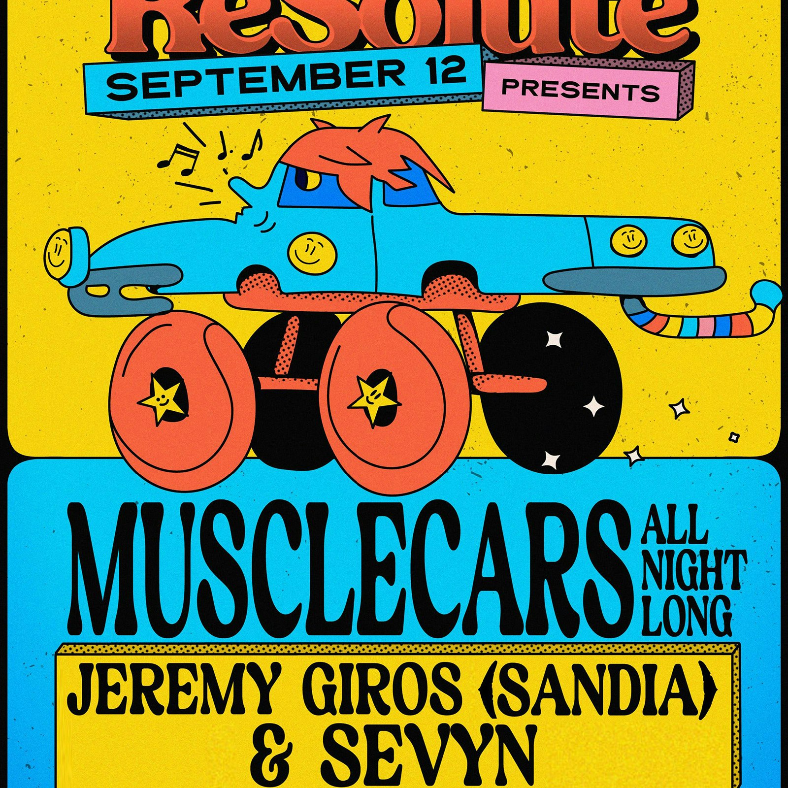 ReSolute presents: MUSCLECARS All-Night Long