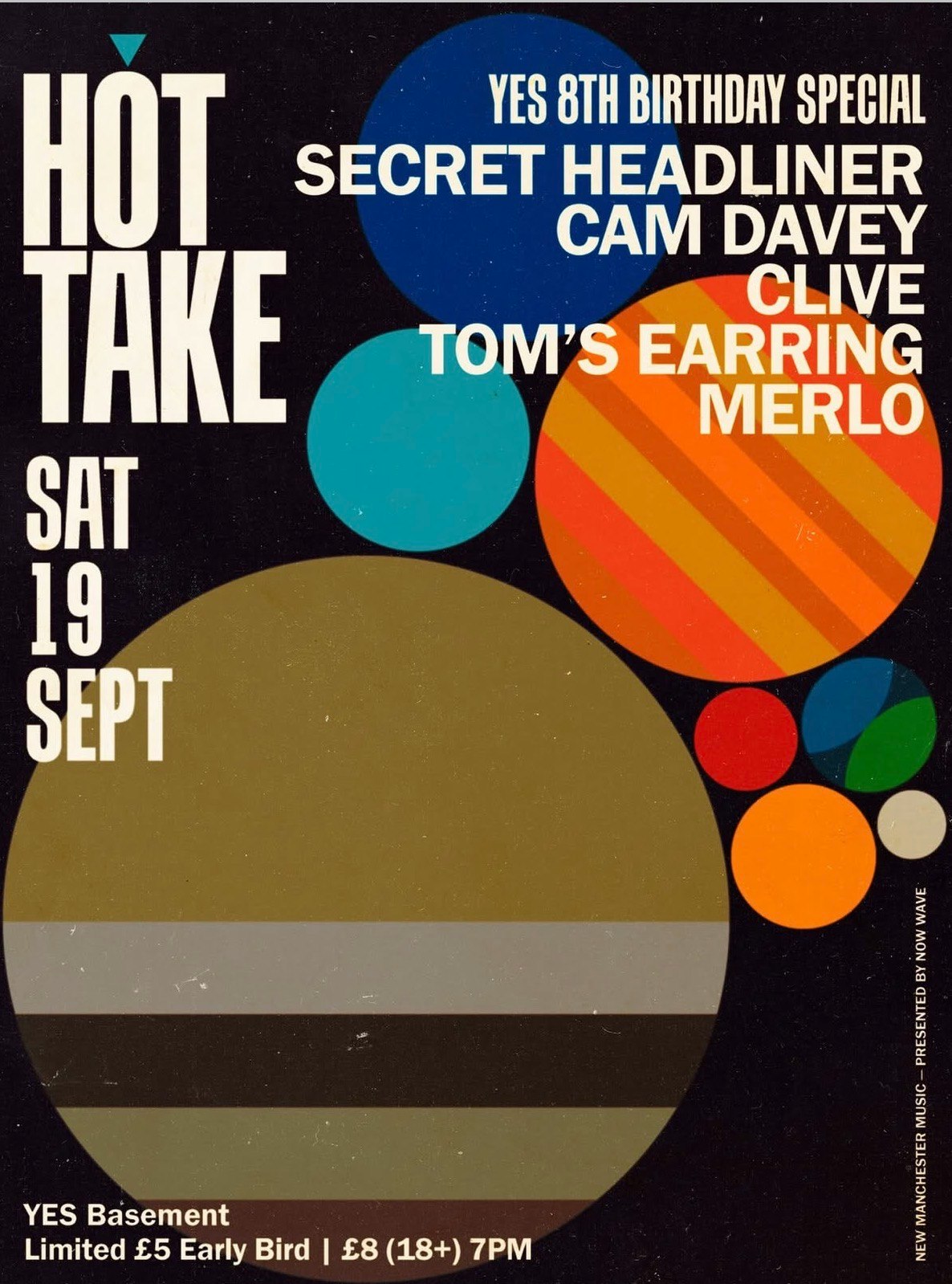 Hot Take YES 8th Birthday at YES, Manchester