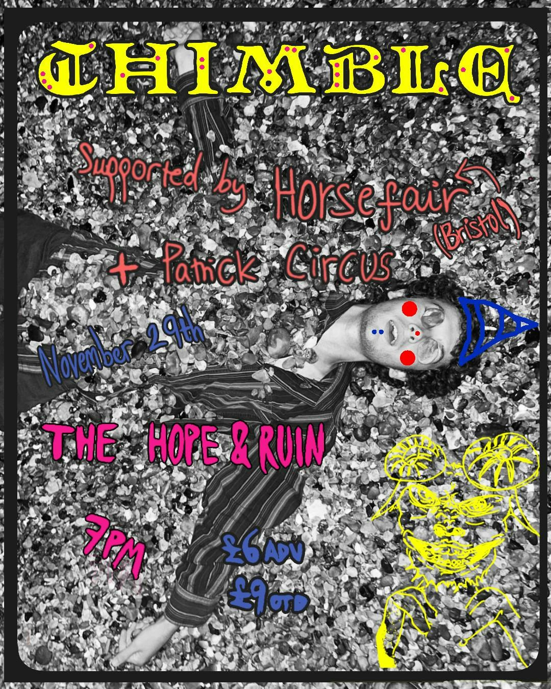 Thimble + Horsefair + Patrick Circus at The Hope & Ruin, Brighton