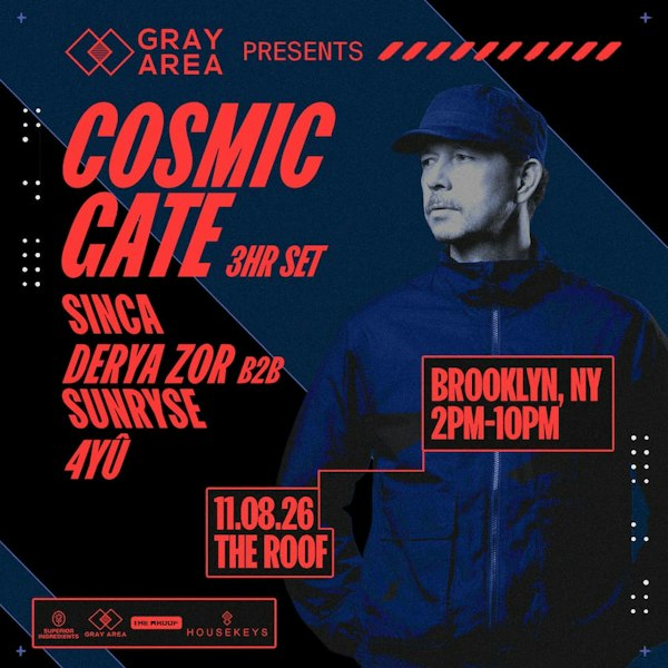 Cosmic Gate *3hr Set* w. Sinca & Guests