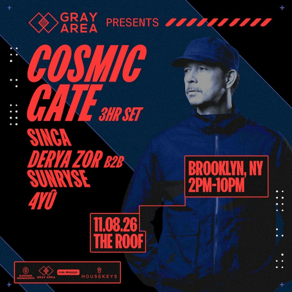 Cosmic Gate 3hr Set w. Sinca & Guests