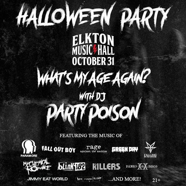 Emo Night Halloween Party ft. DJ PARTY POISON!