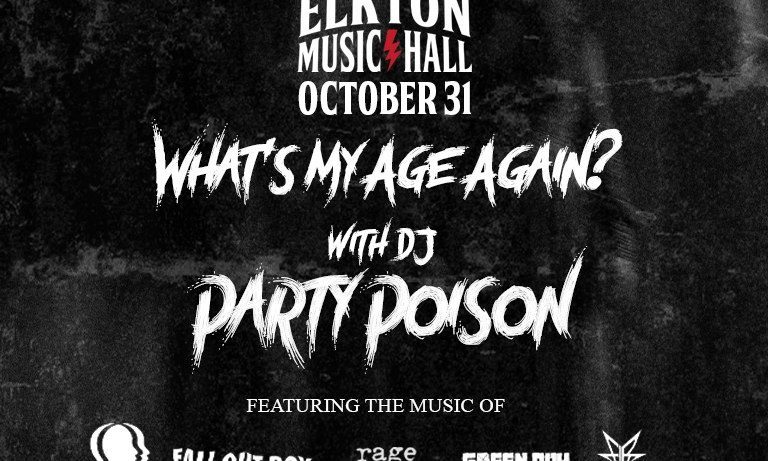 Emo Night Halloween Party  ft. DJ PARTY POISON!