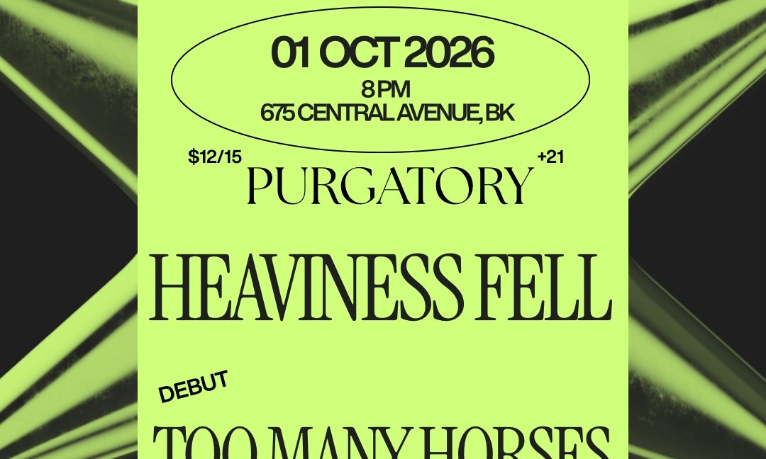 Coco Smith, Heaviness Fell, Too Many Horses, and The Moderators