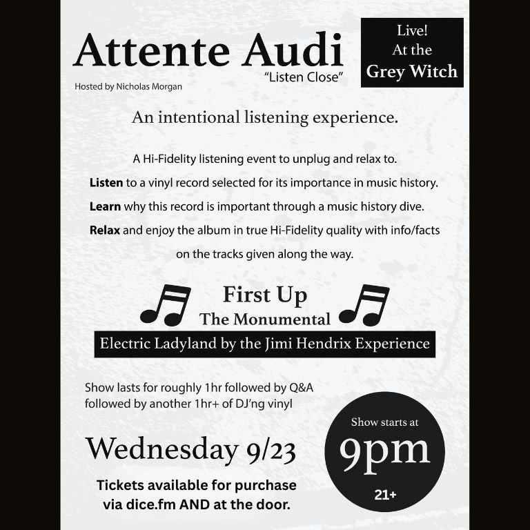 Attente Audi: Listen Close with Nicholas Morgan