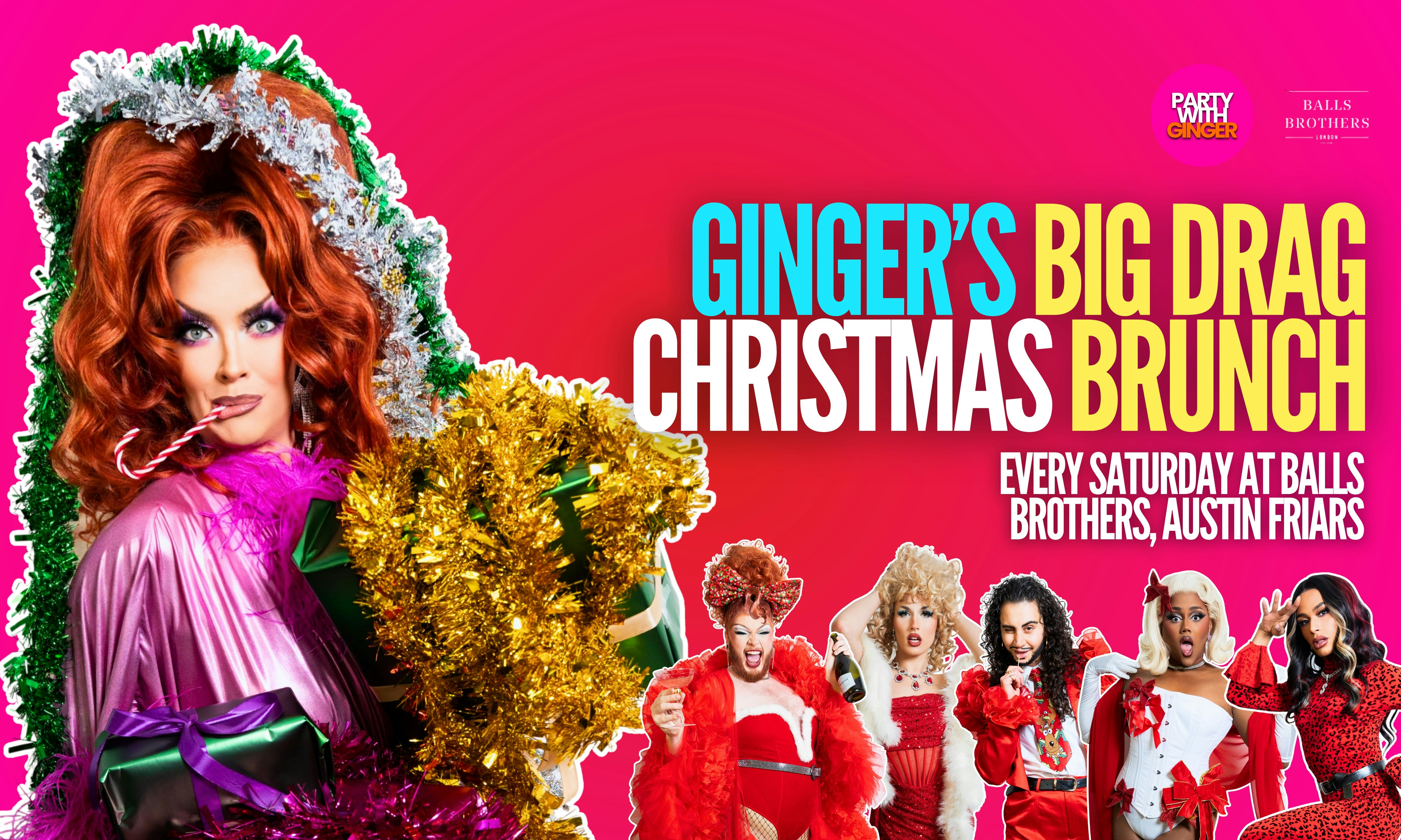 Ginger's Big Drag Christmas Bottomless Brunch