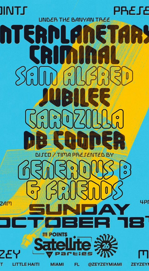 Satellite: Interplanetary Criminal, Sam Alfred, Jubilee + More at ZeyZey