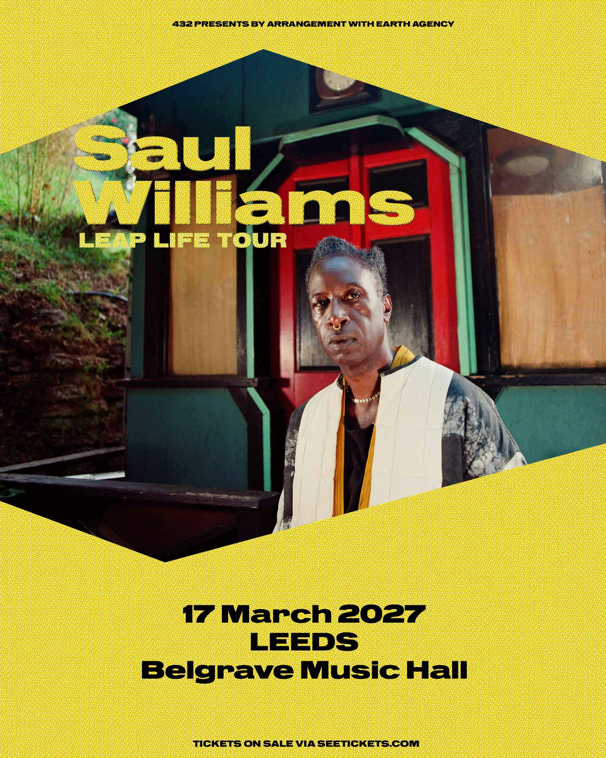 Saul Williams at Belgrave Music Hall, Leeds