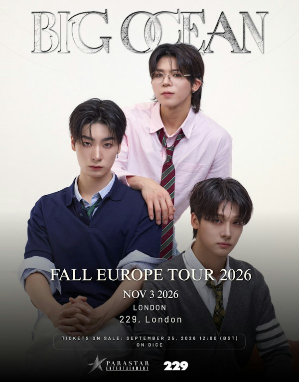 Big Ocean Fall Europe Tour 2026 – London