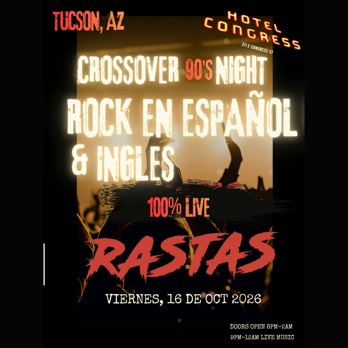 Rock en Español 90s Legends by Rastas Retro