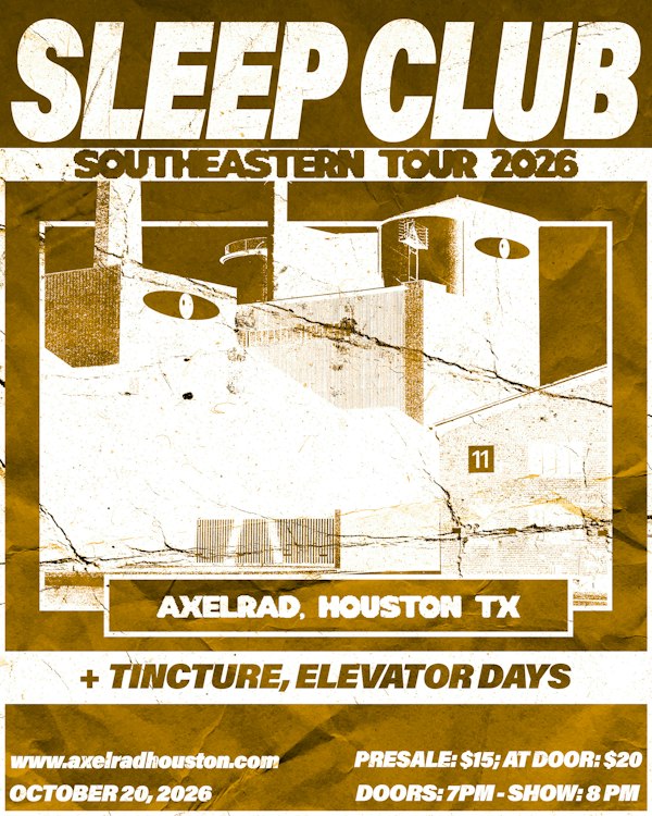 Sleep Club, Tincture, & Elevator Days
