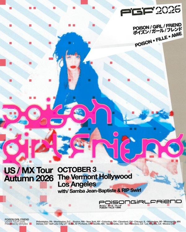 Minty Boi Presents: POiSON GiRL FRiEND Live in LA with Samba Jean-Baptiste & RIP Swirl