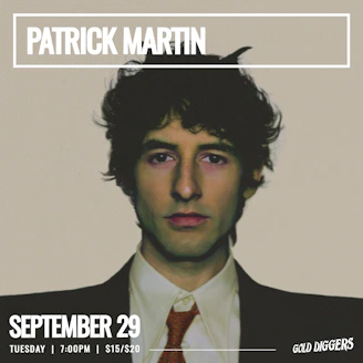 Patrick Martin “Strawberry Sundae” Single Release Party w/ Ben Scott at Gold-Diggers in Los Angeles, CA