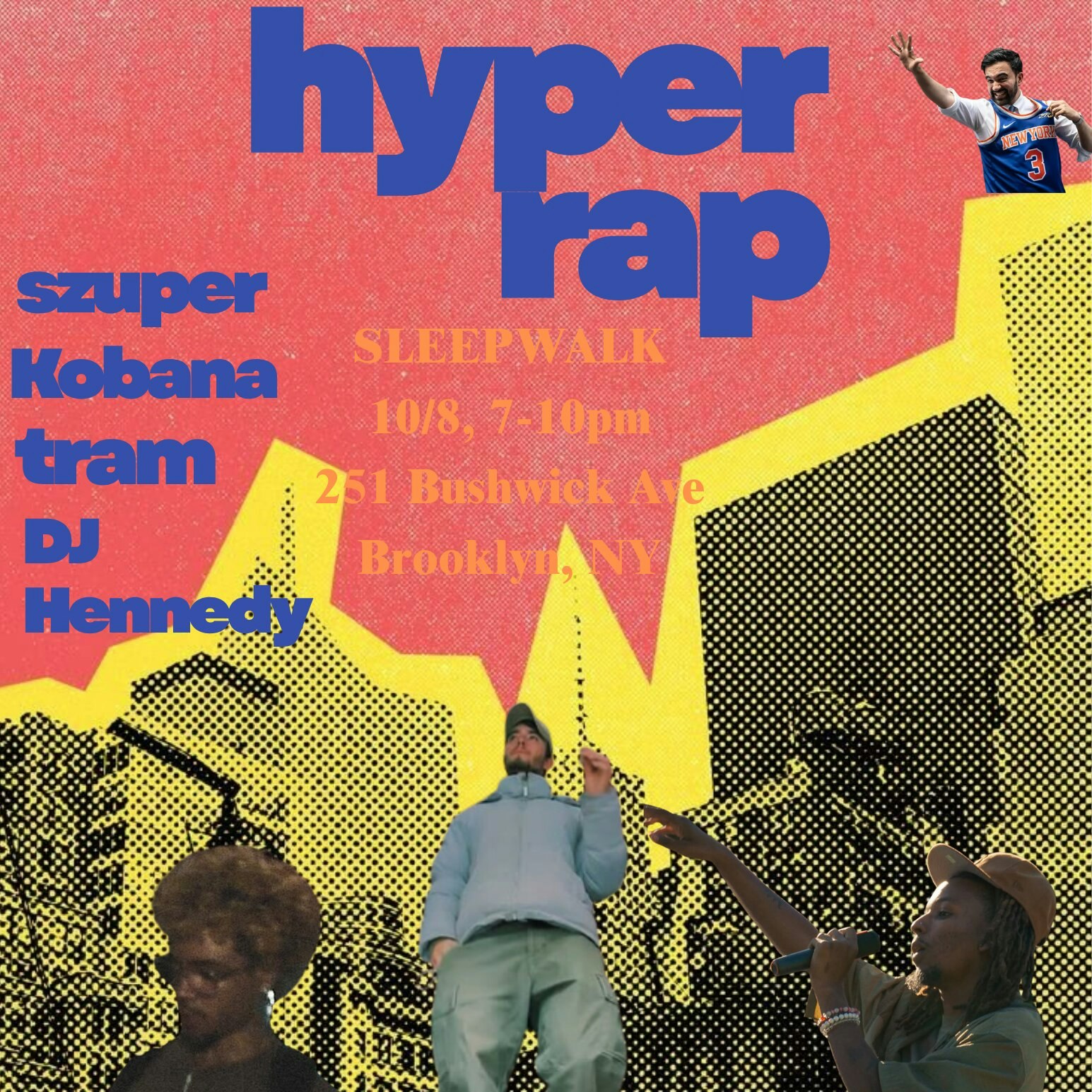 HYPER RAP: Szuper, Kobana, Tram, DJ Hennedy