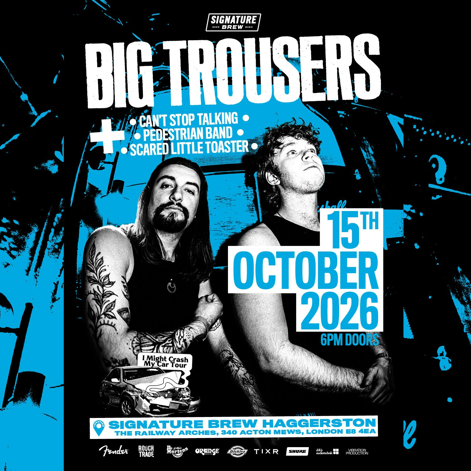 Big Trousers + Can't Stop Talking + Pedestrian Band + Scared Little Toaster