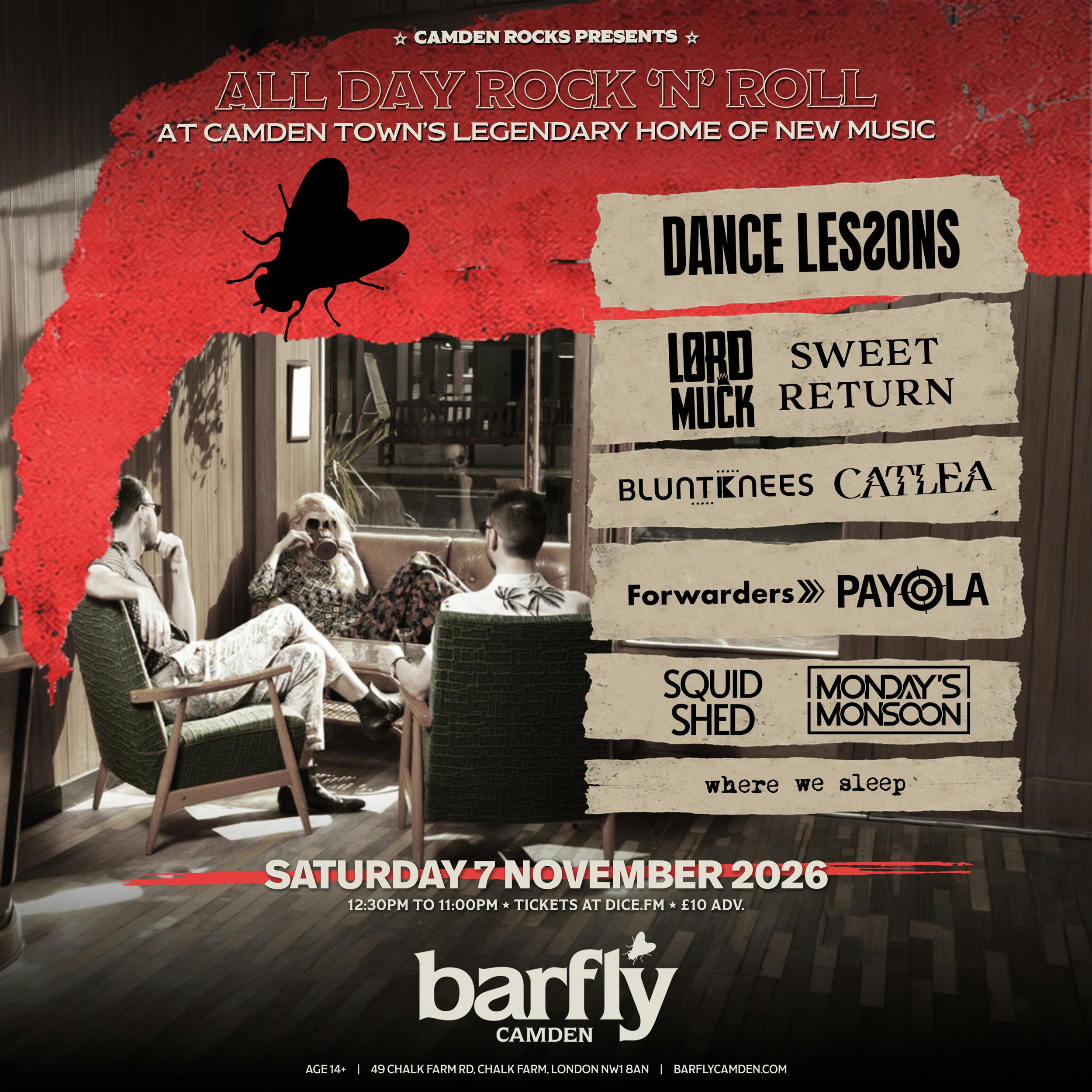 Camden Rocks All Dayer w/ Dance Lessons & more