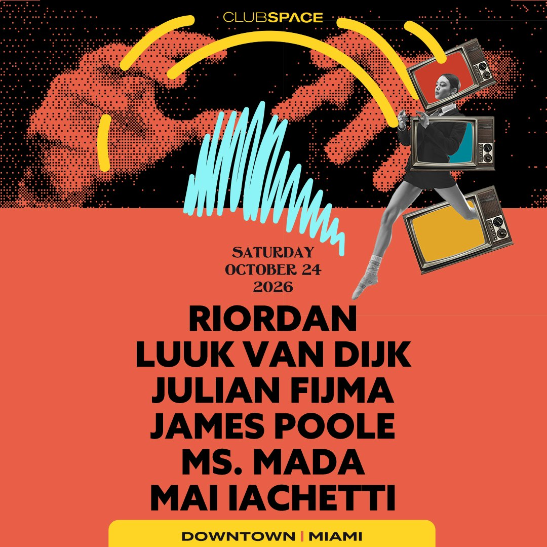 Riordan, Luuk Van Dijk, Julian Fijma & James Poole flyer