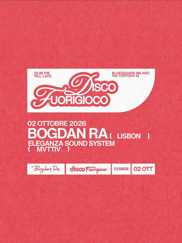 Hi-Fi Weekends with DISCO FUORIGIOCO *Free Entry*
