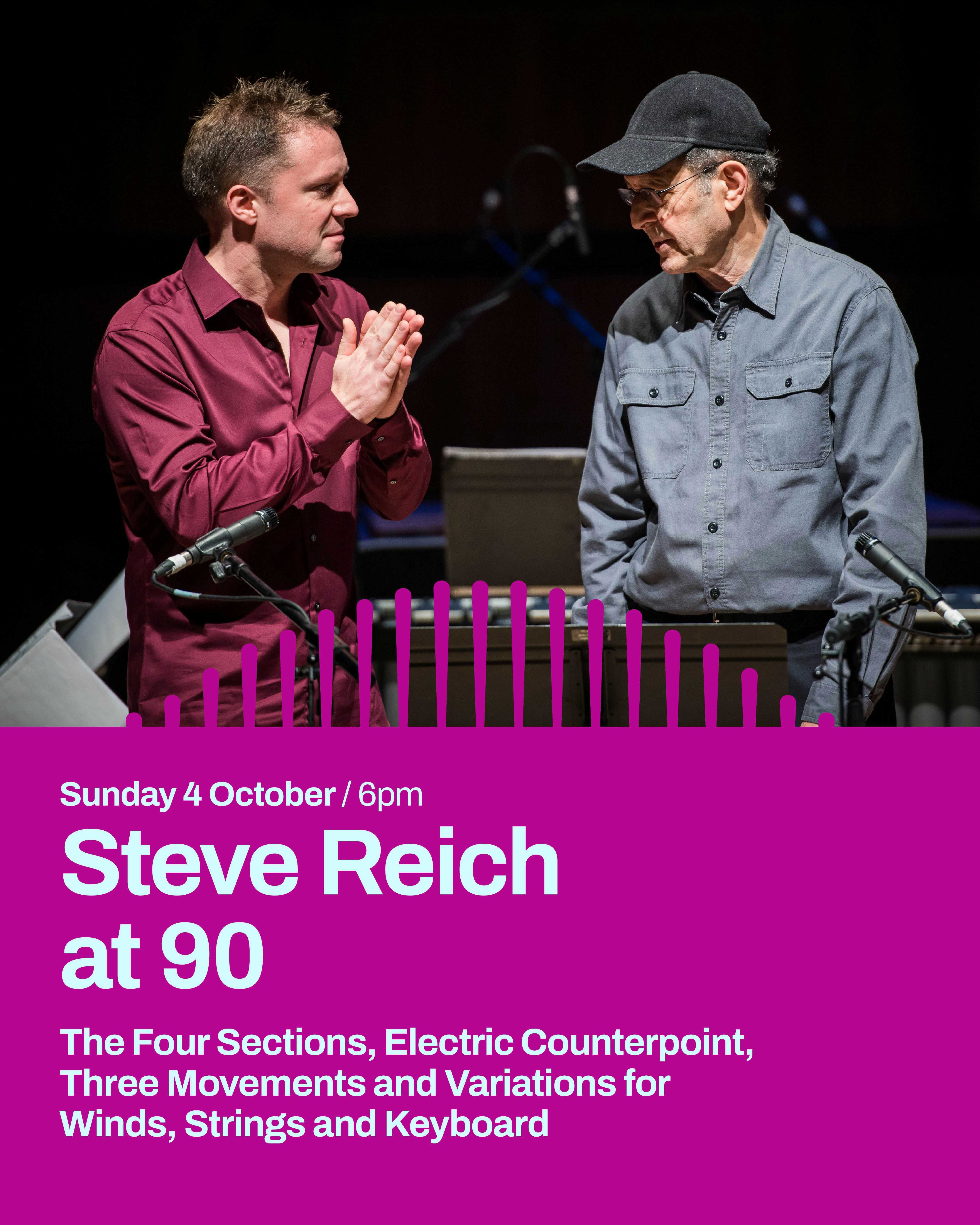 Steve Reich at 90: The Four Sections at The Glasshouse - International Centre for Music, Newcastle