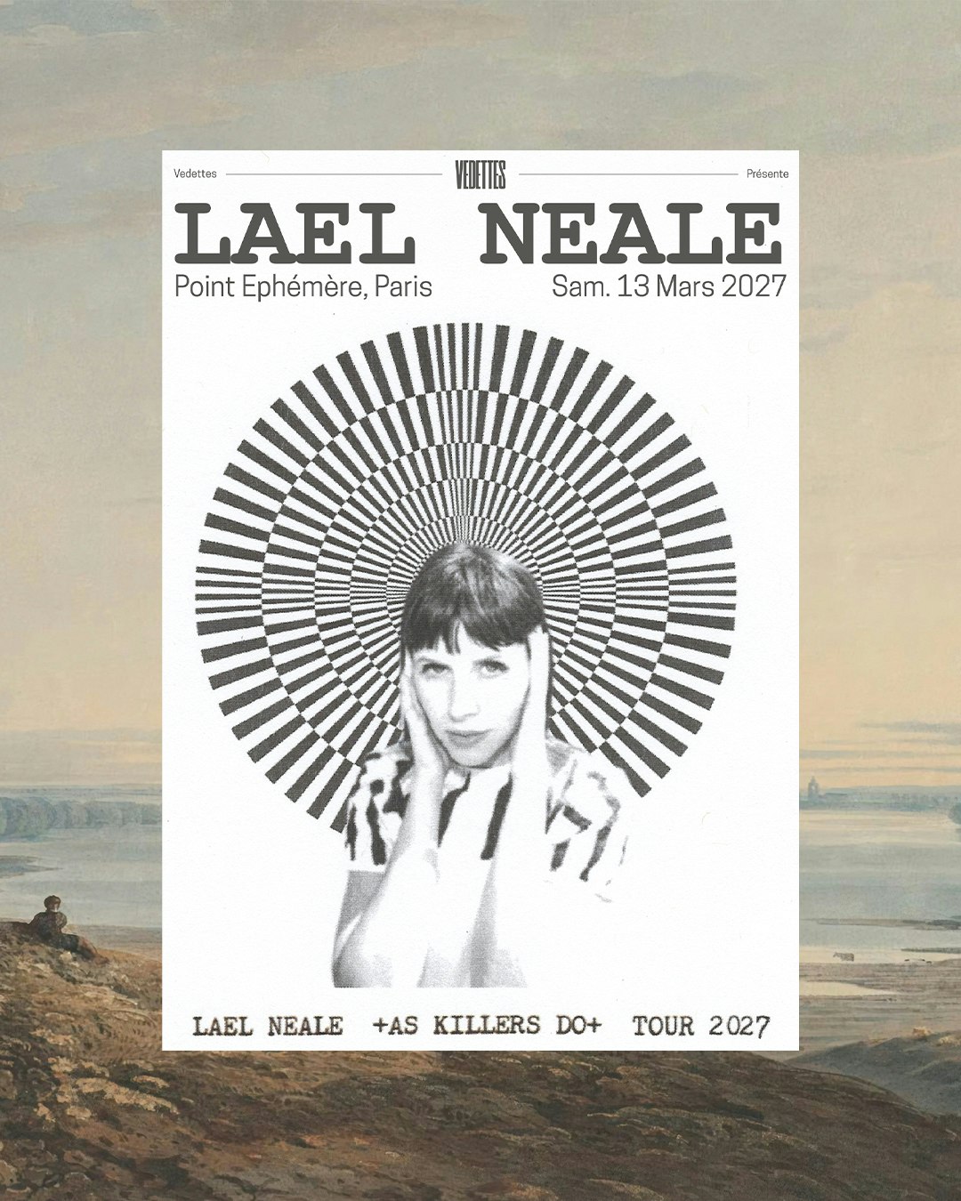 Affiche Lael Neale en concert au Point Éphémère