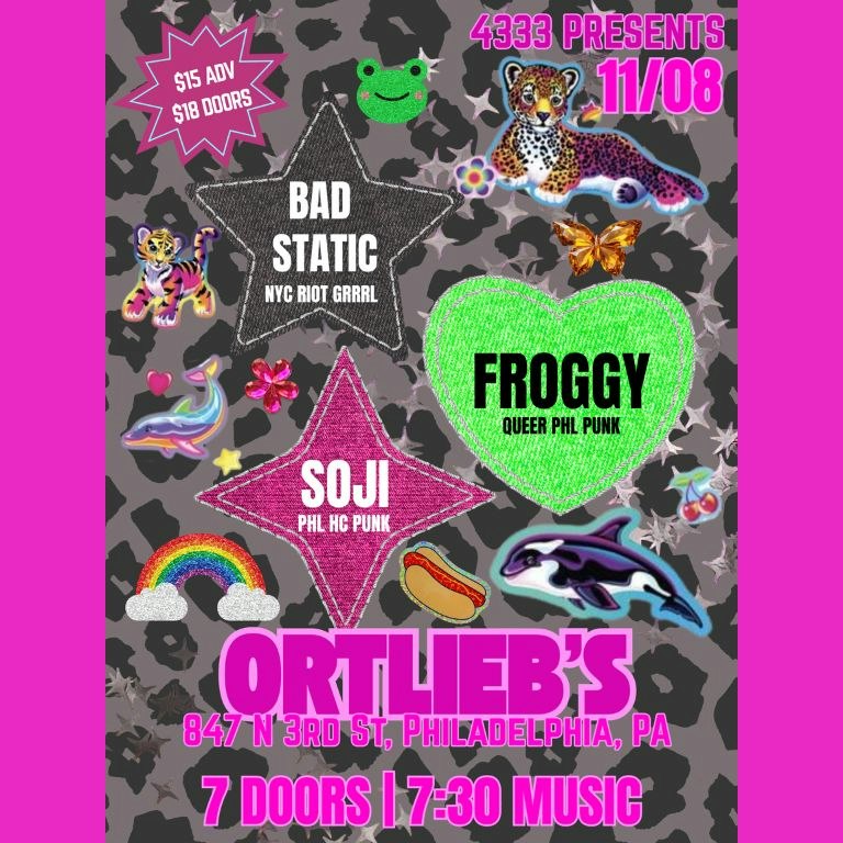 Bad Static, Soji, and Froggy