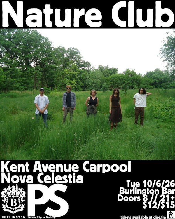 Nature Club // Kent Avenue Carpool // Nova Celestia