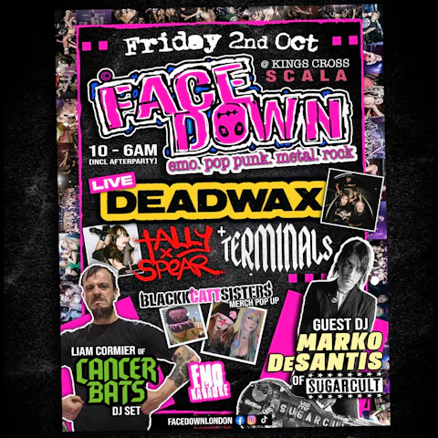 Face Down - Pop Punk, Metal, Emo Night London