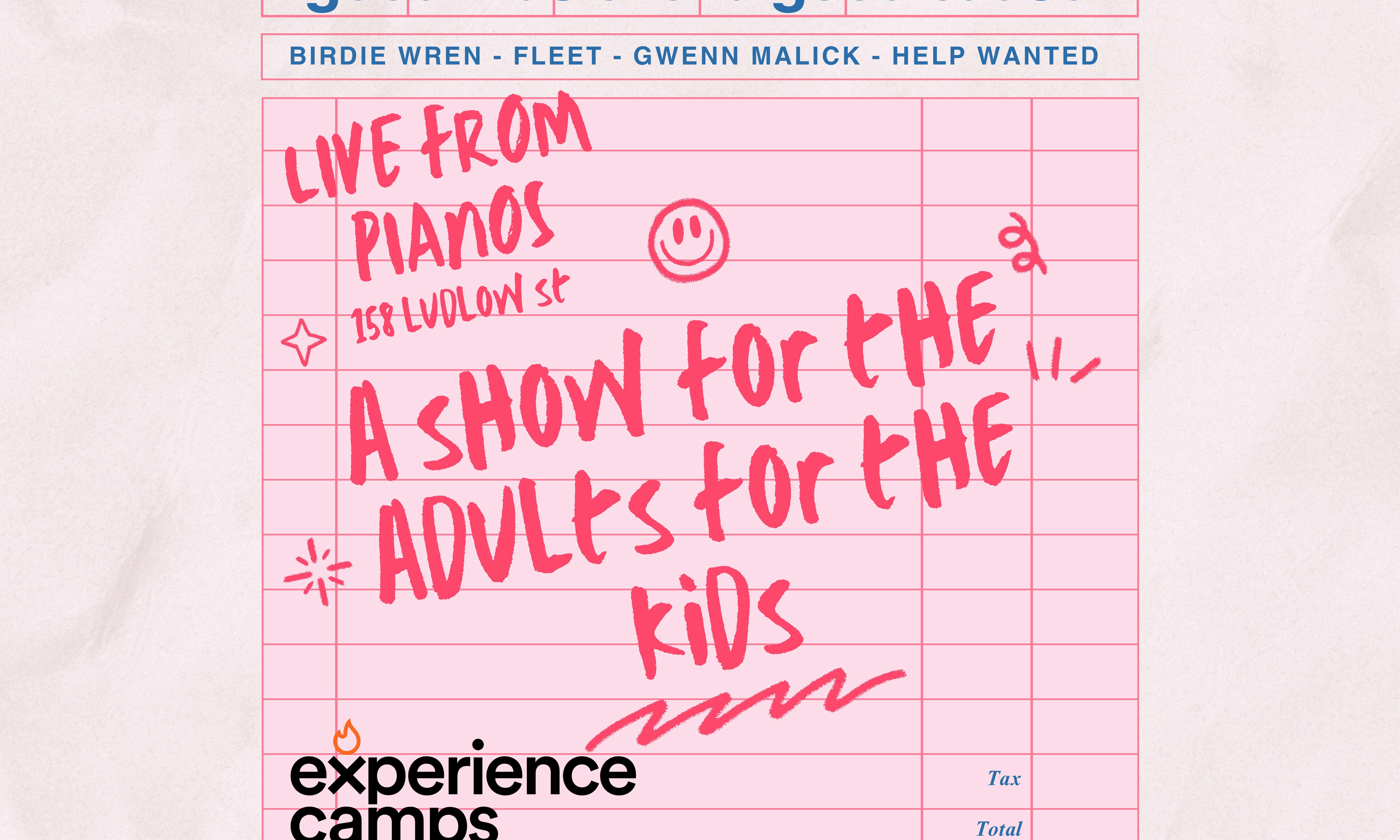Good Music For A Good Cause - Gwenn Malick • Help Wanted • Birdie Wren • FLEET