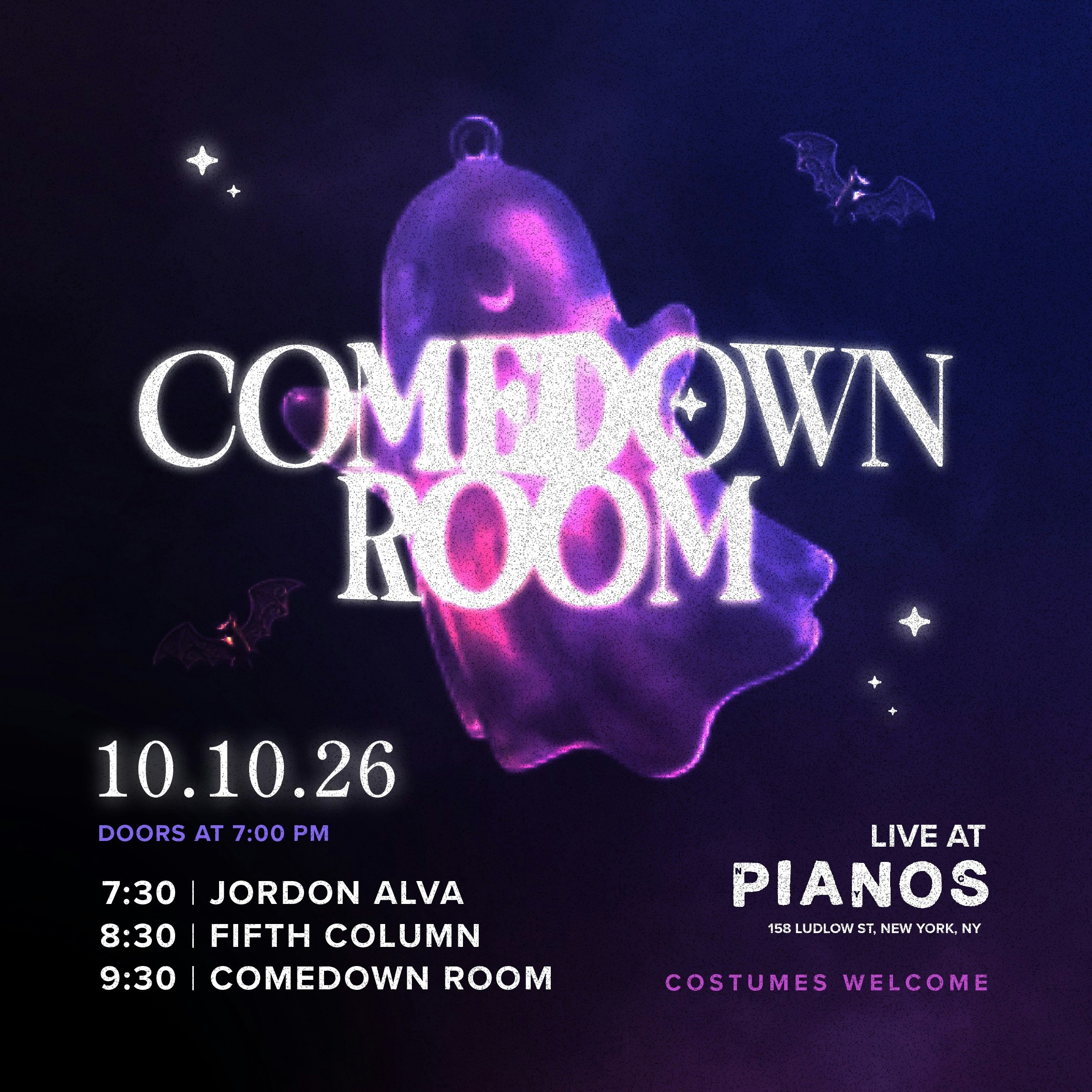 Comedown Room • Fifth Column • Jordon Alva
