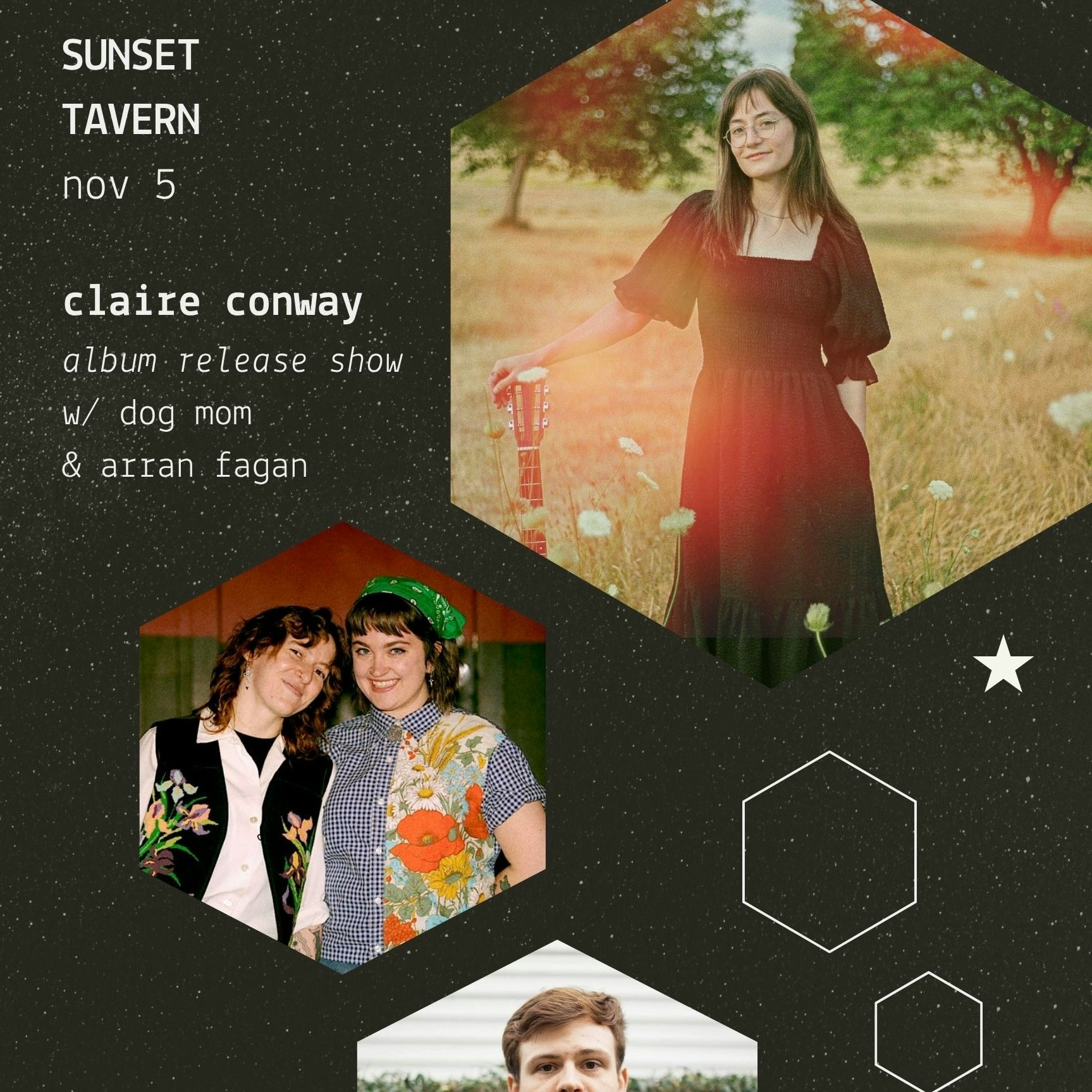 Claire Conway (album release), Dog Mom, Arran Fagan