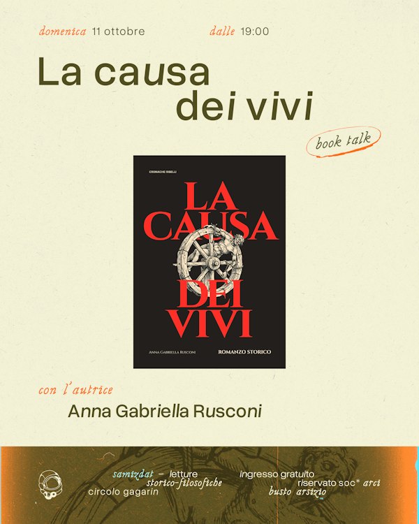 La causa dei vivi | Samizdat Booktalk