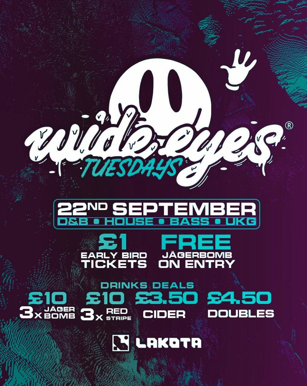 Wide Eyes Tuesdays at Lakota, Bristol