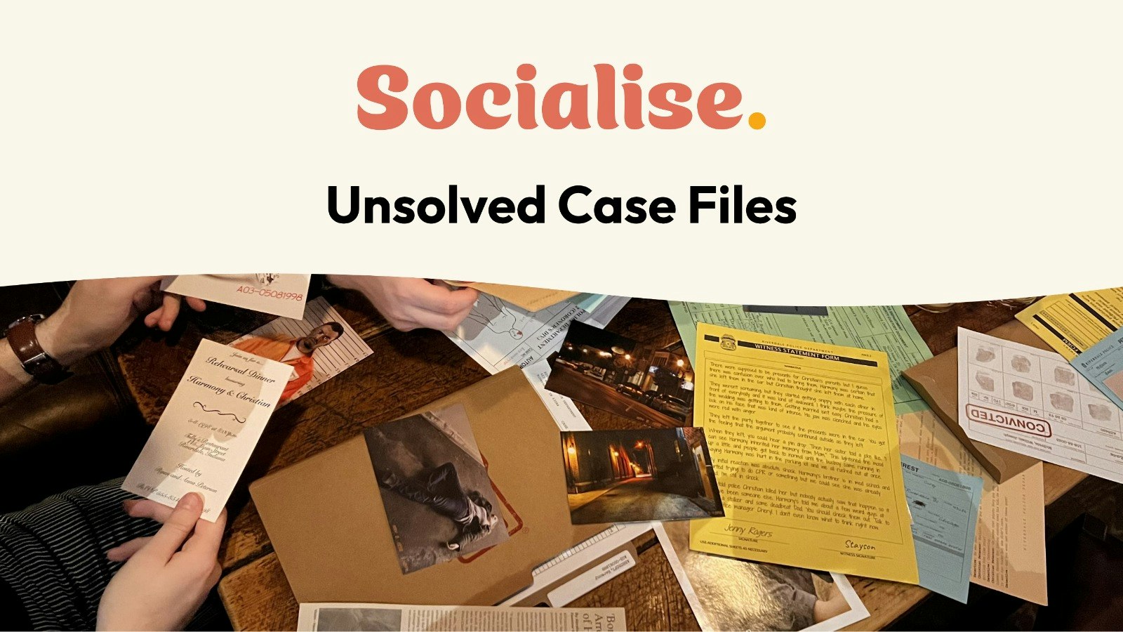 Unsolved Case Files: Solve A Murder! at Kings Street Brew House, Bristol
