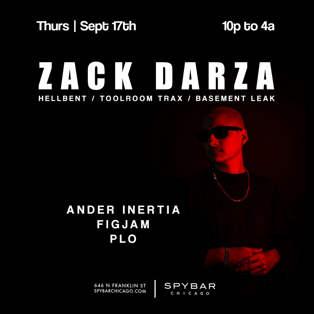 Minimal Madness ft. Zack Darza Tickets | 17 Sept 2026 | SPYBAR