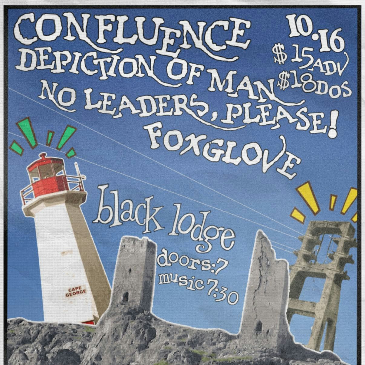 Confluence, Depiction of Man, Foxglove + more