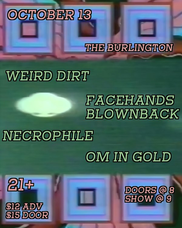 Weird Dirt // FACEHANDS BLOWNBACK // Necrophile // Om In Gold