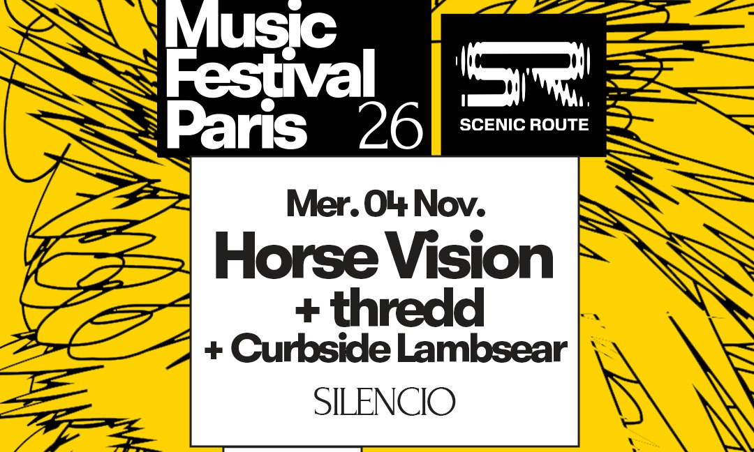 Horse Vision + Thredd + Curbside Lambsear — Pitchfork Music Festival Paris 2026