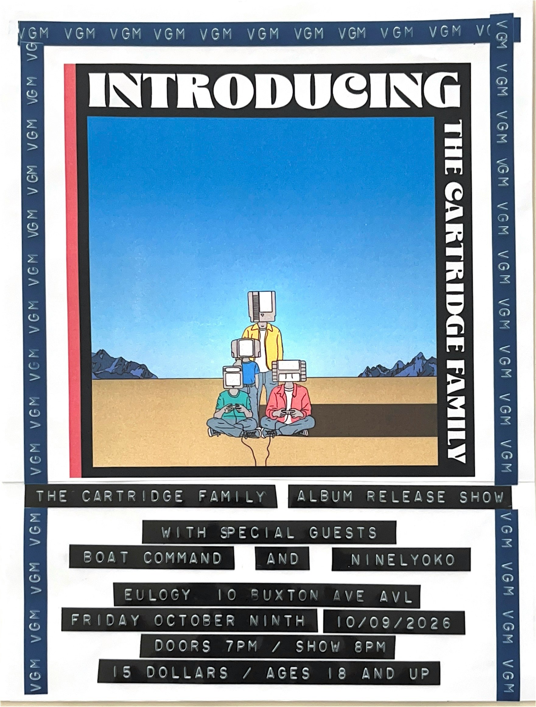 The Cartridge Family (Album Release) w/ Boat Command & Ninelyoko