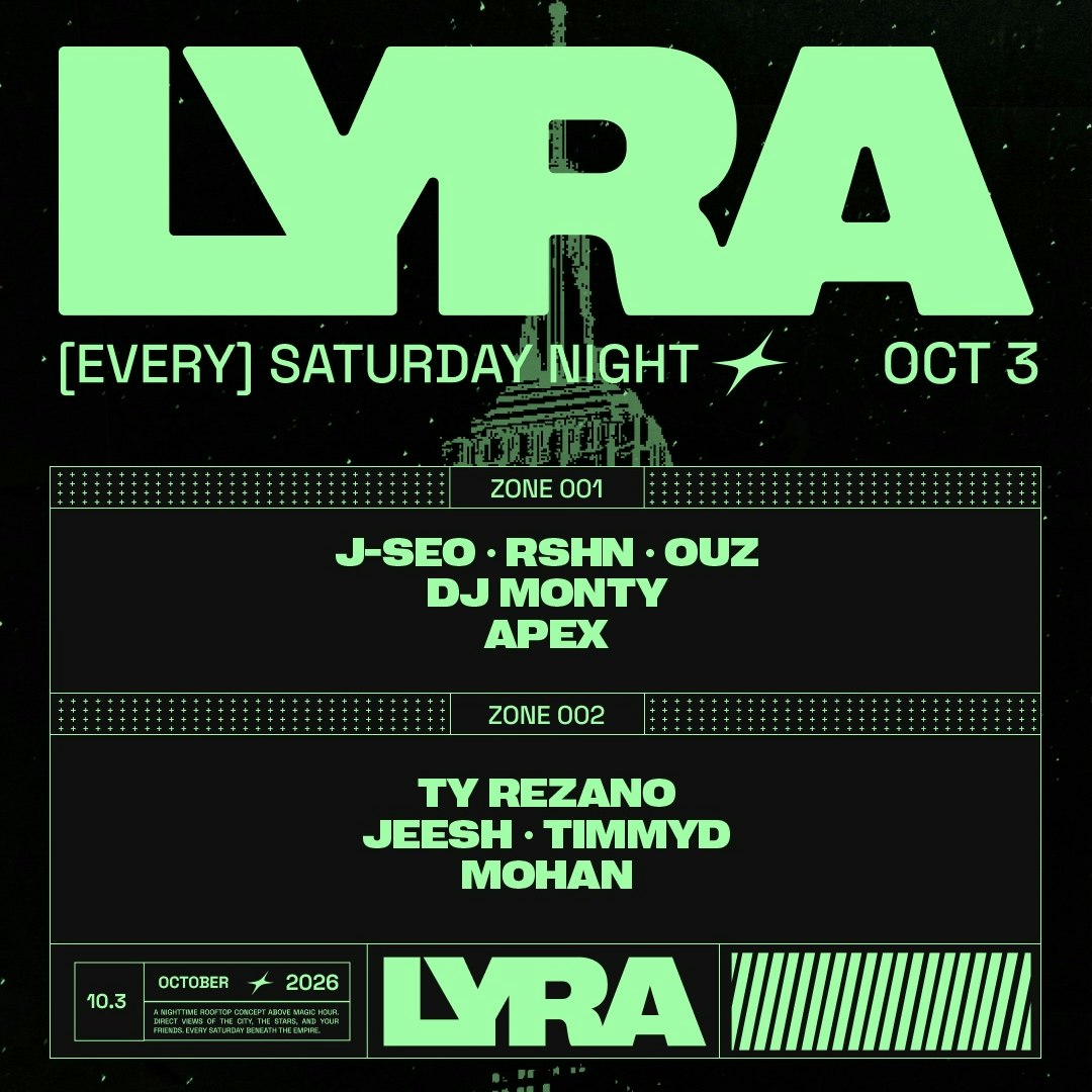 Lyra Rooftop Party - 10.03