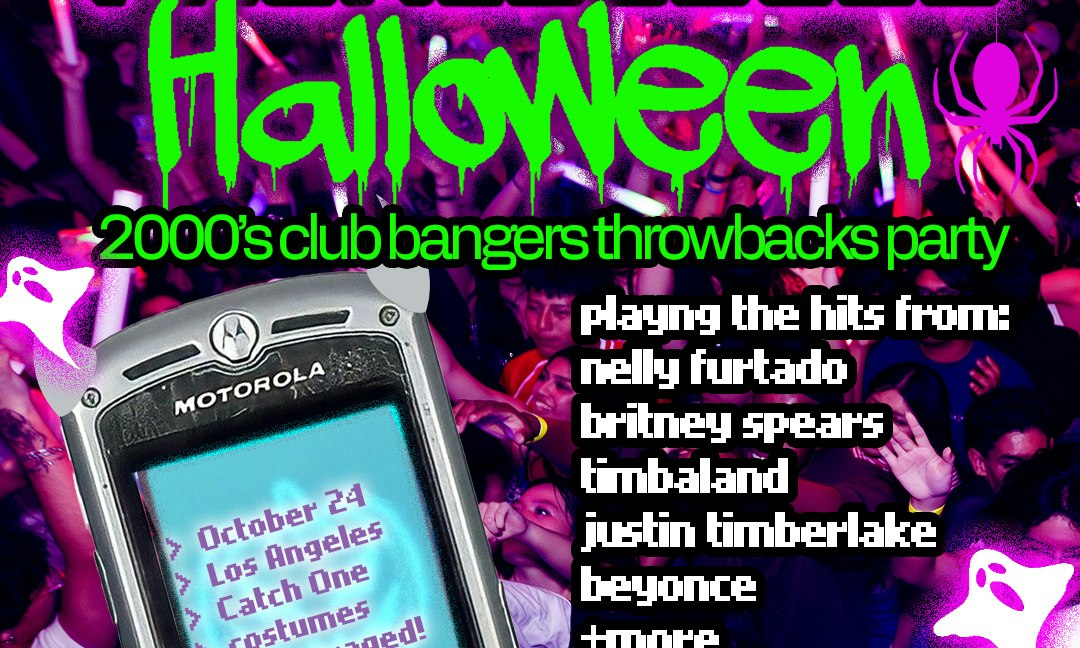 Imagem da fonte — PROMISCUOUS HALLOWEEN: A SPOOKY 2000's CLUB BANGERS THROWBACKS PARTY