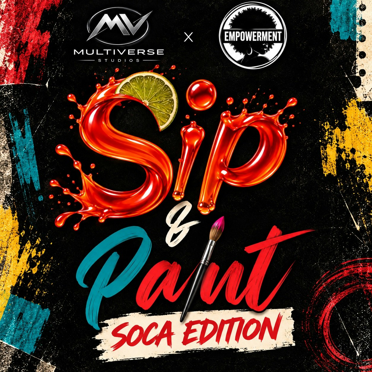 Sip & Paint: Soca Edition – Bottomless Punch & Live DJs