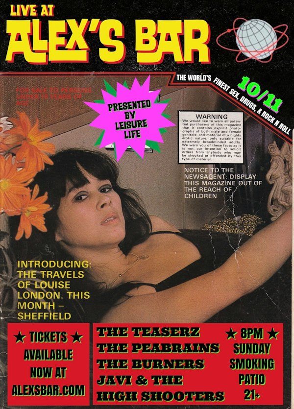 Leisure Life Presents: Javi & The High Rollers, The Burners as The Stray Cats, Pea Brains, The Teaserz