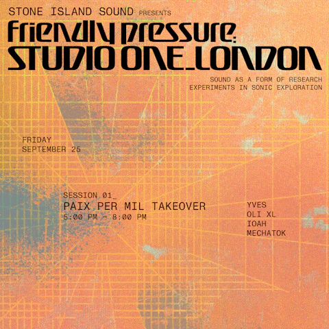Stone Island Sound Presents: Paix Per Mil w/ Yves, Oli XL, Mechatok & IOAH