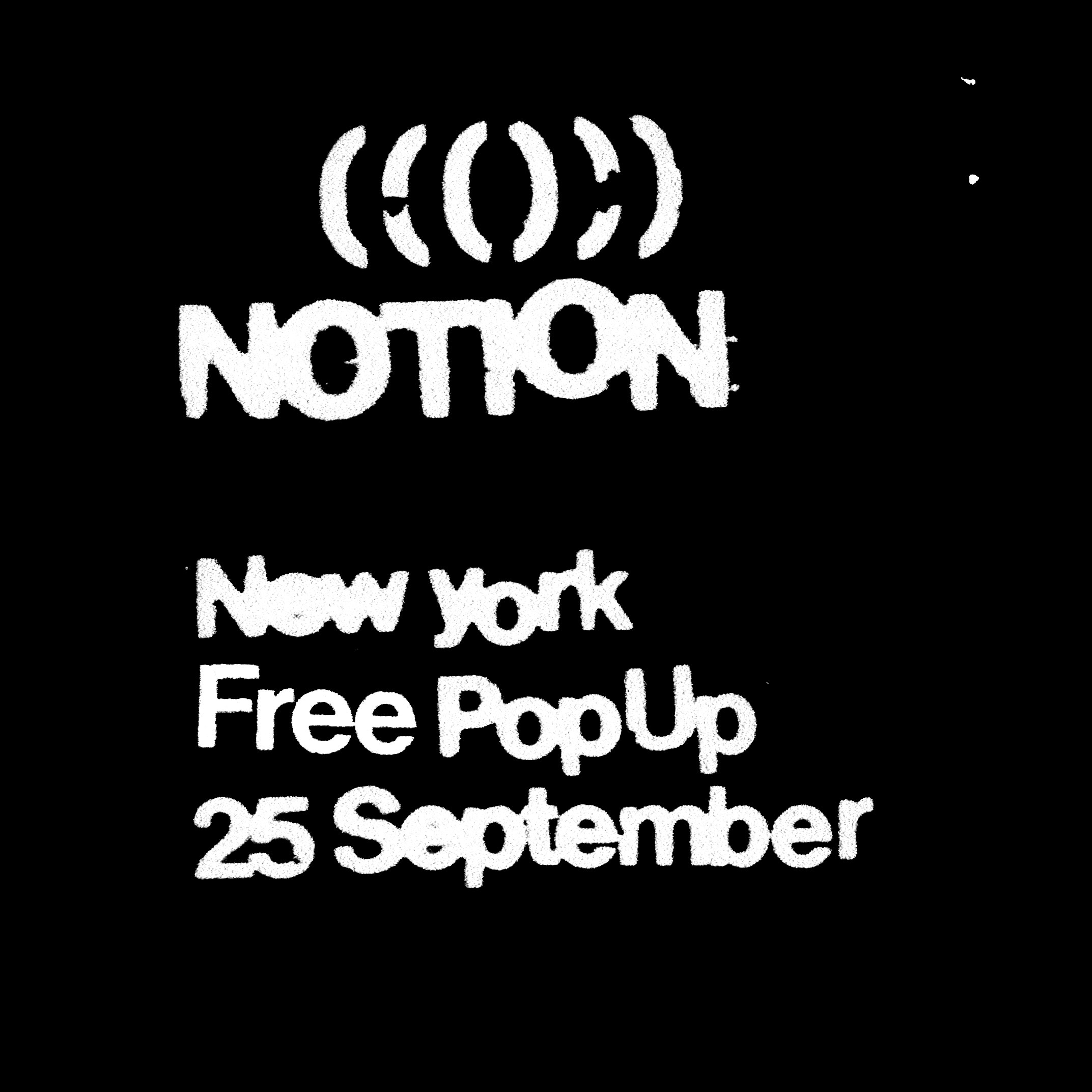 NOTION: NYC POP UP